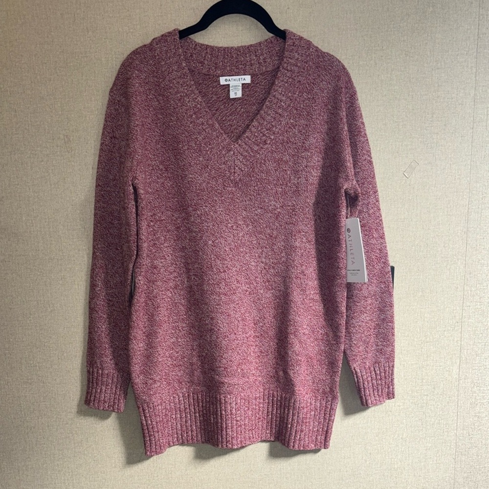 Athleta Vital V-Neck Tunic - Pink - Picture 1 of 7